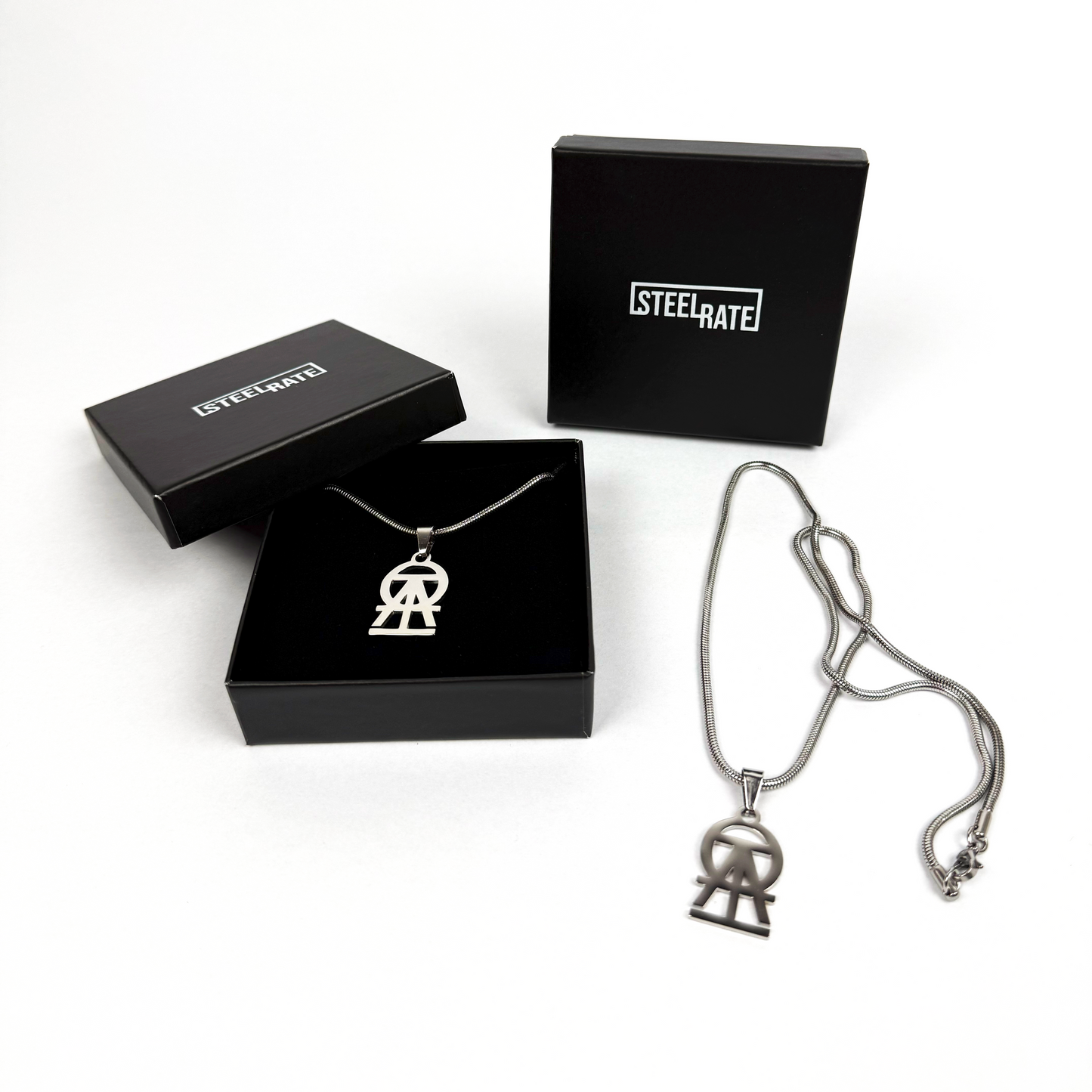 Collier QALF Damso en acier inoxydable - SteelRate