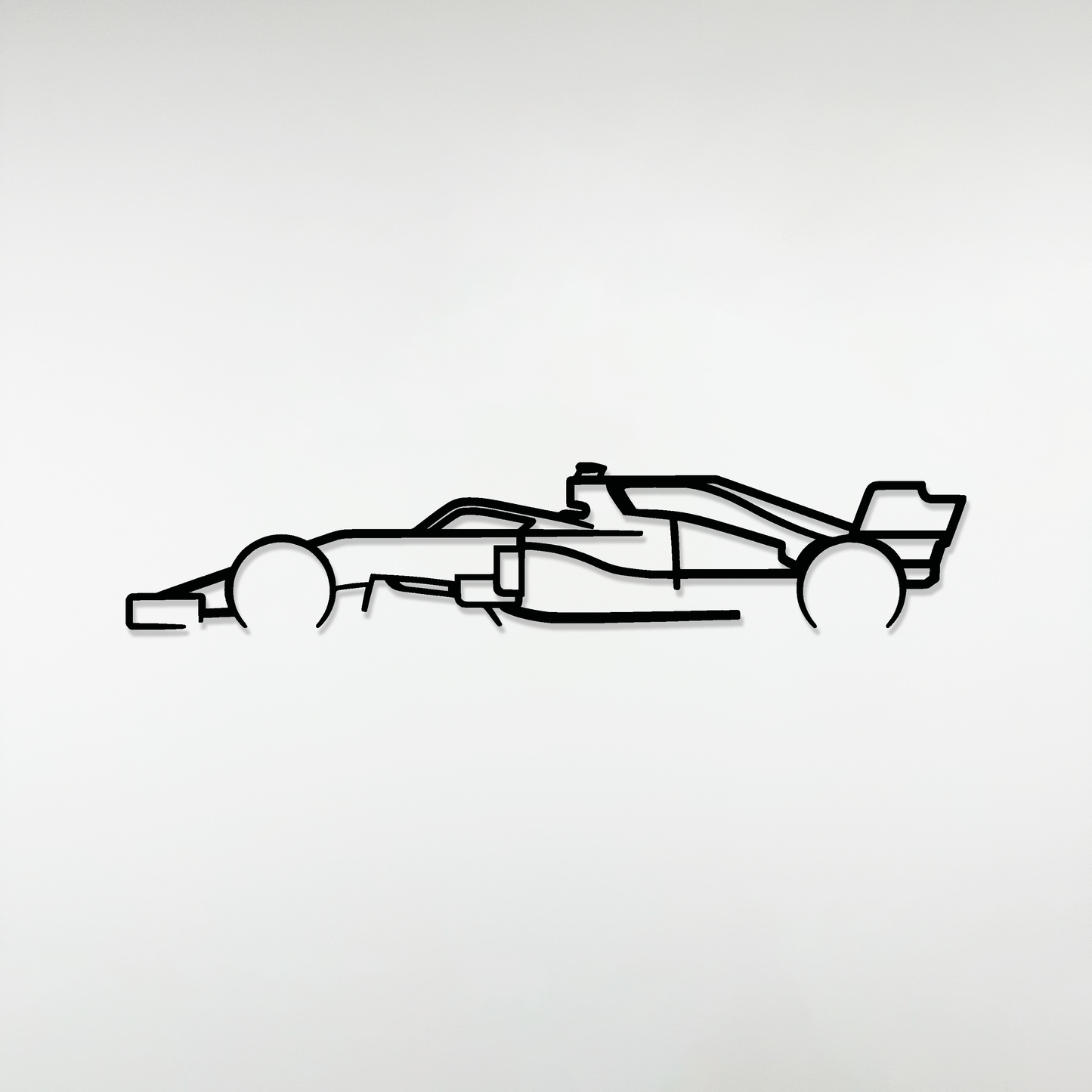 Formule 1 silhouette en acier - SteelRate