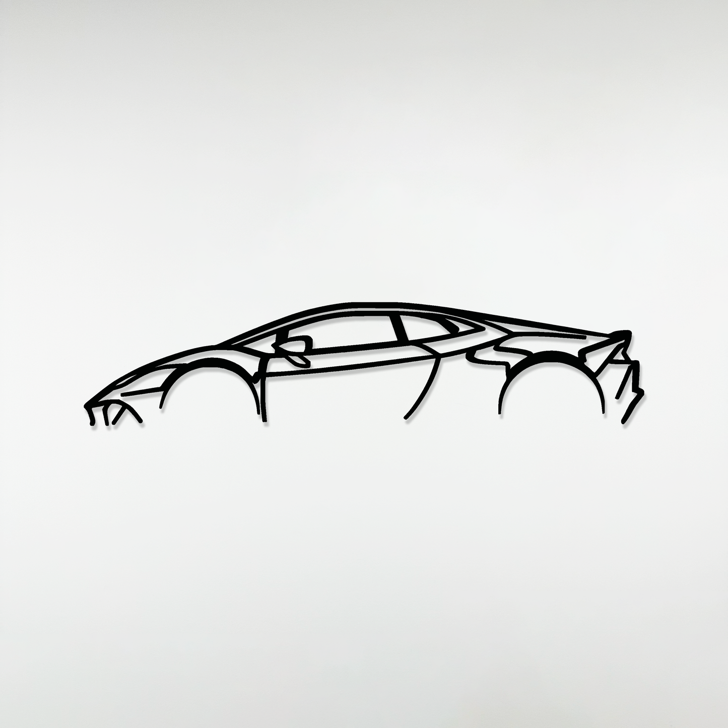 Lamborghini Huracan silhouette en acier - SteelRate