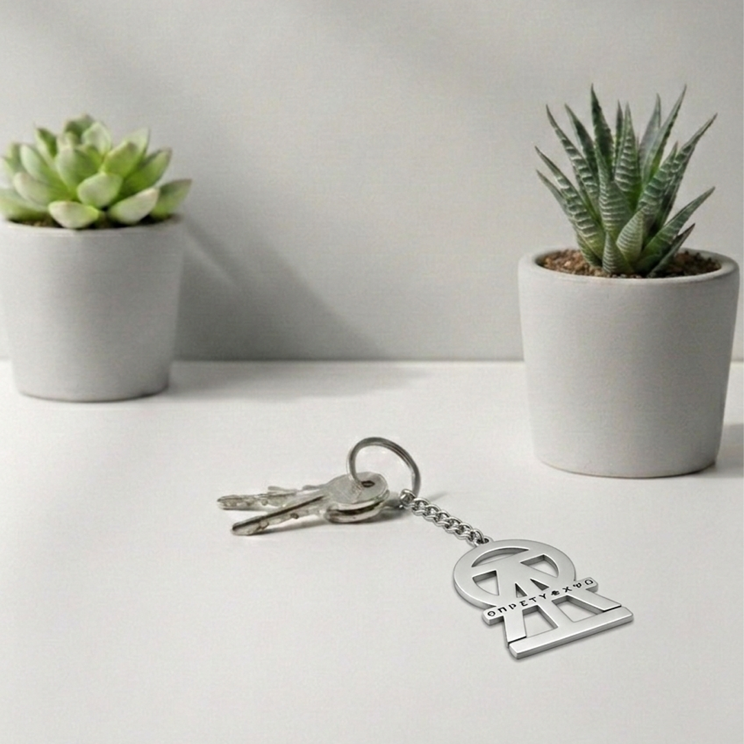 Porte clé QALF Damso en inox - SteelRate