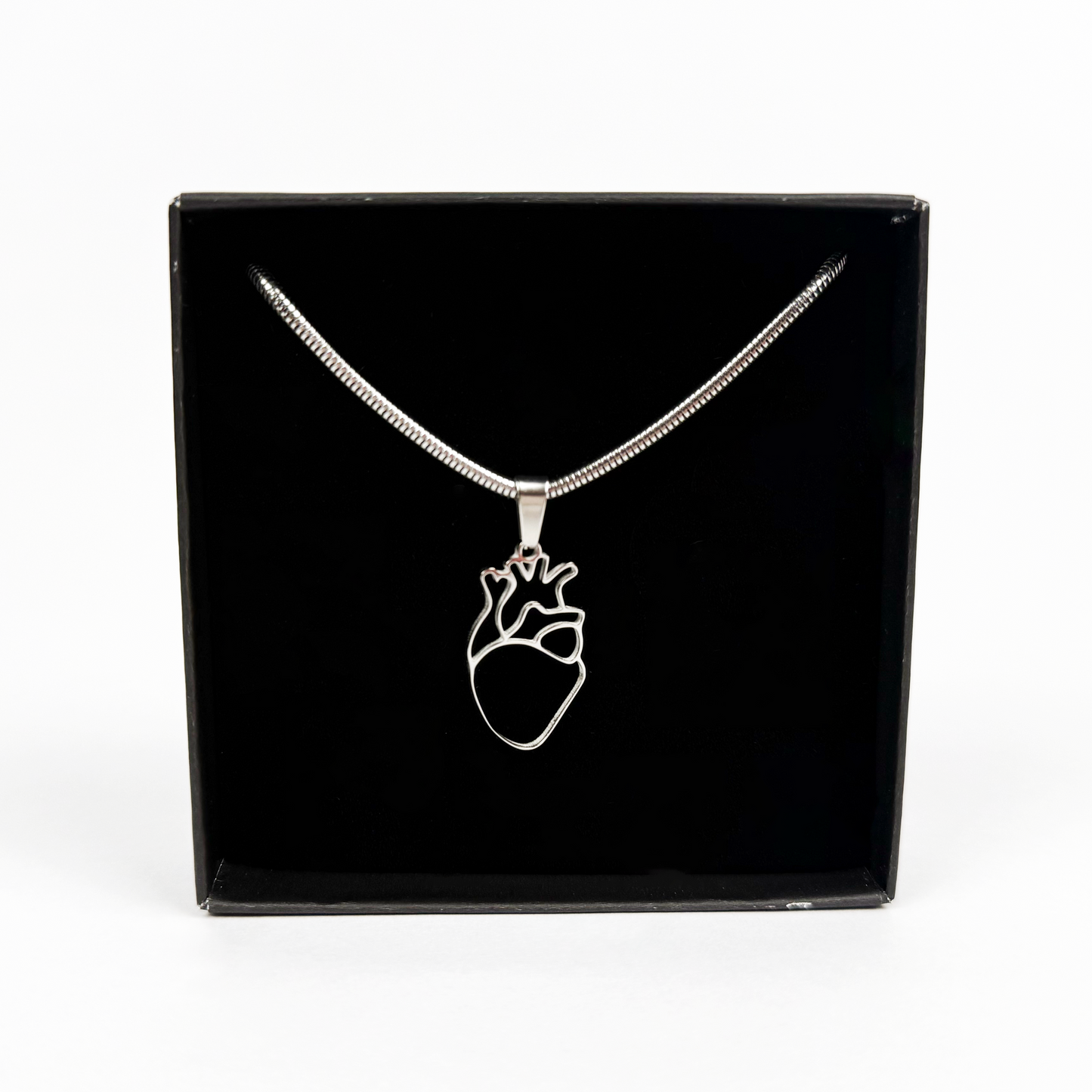 Collier Coeur QLF PNL en acier inoxydable - SteelRate