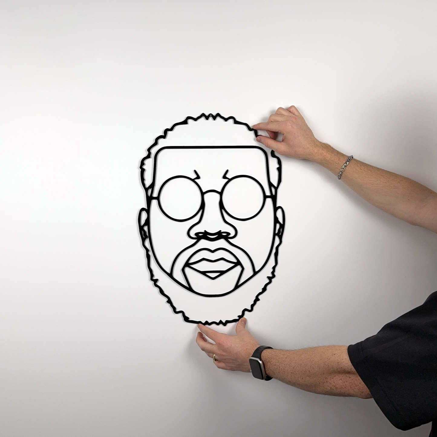 Visage Damso en acier - SteelRate