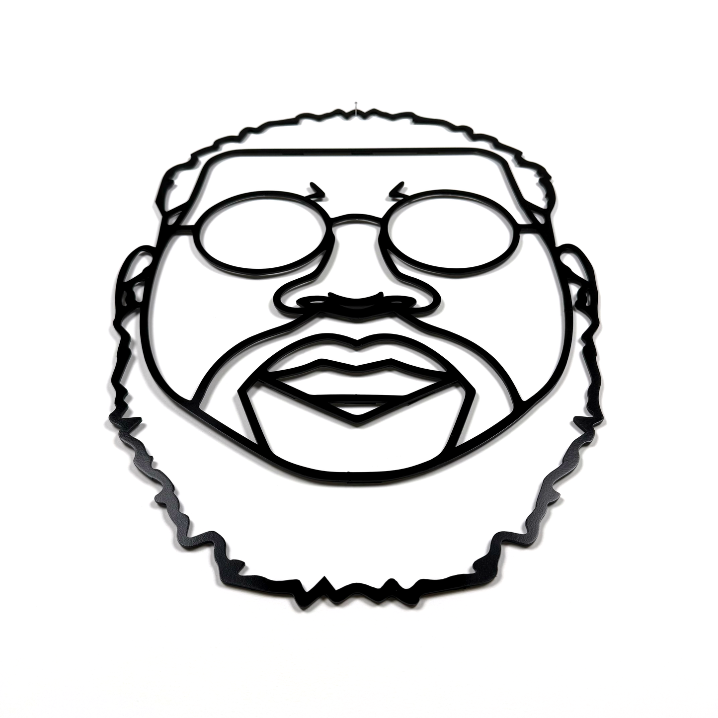 Visage Damso en acier - SteelRate