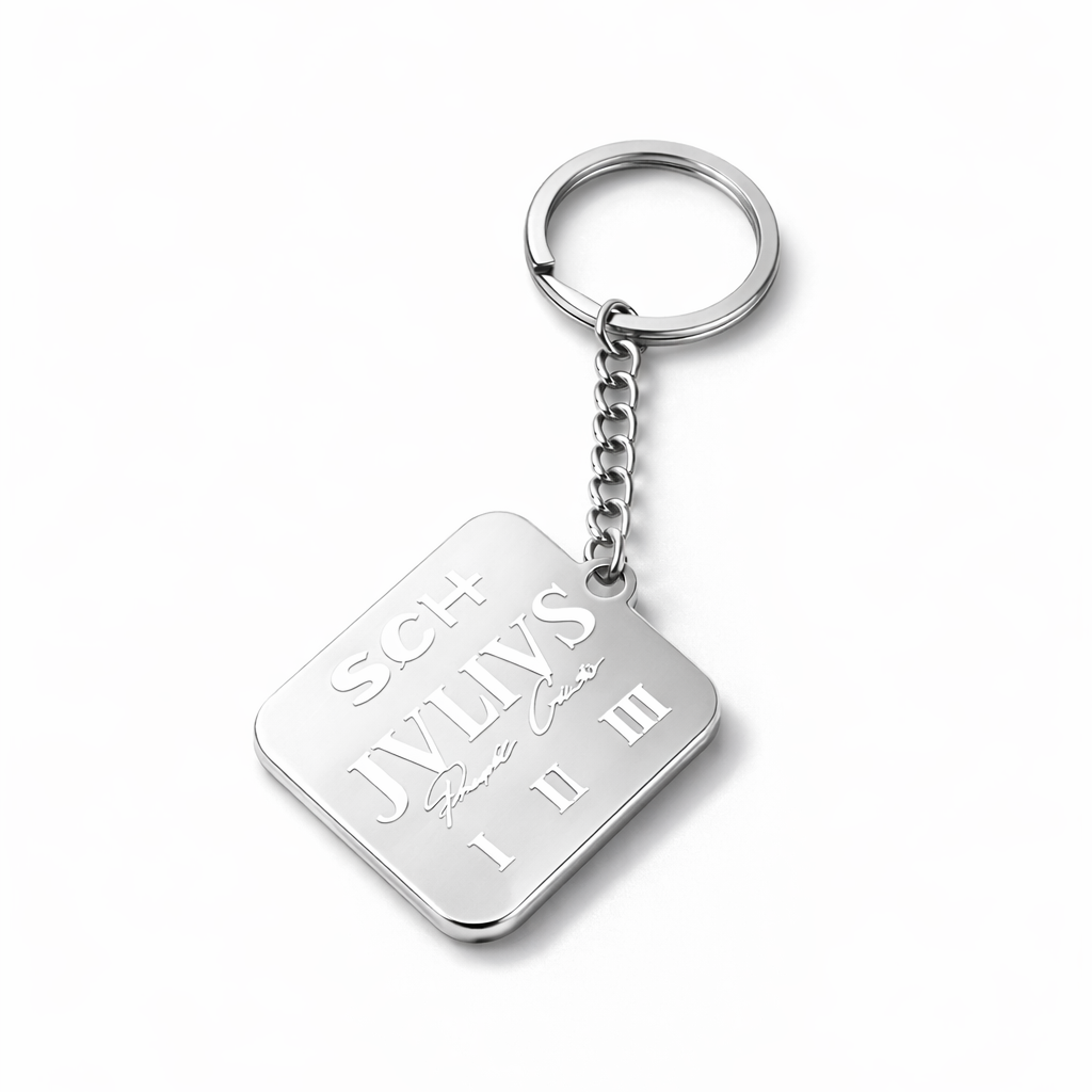 Porte clé JVLIVS SCH en inox - SteelRate