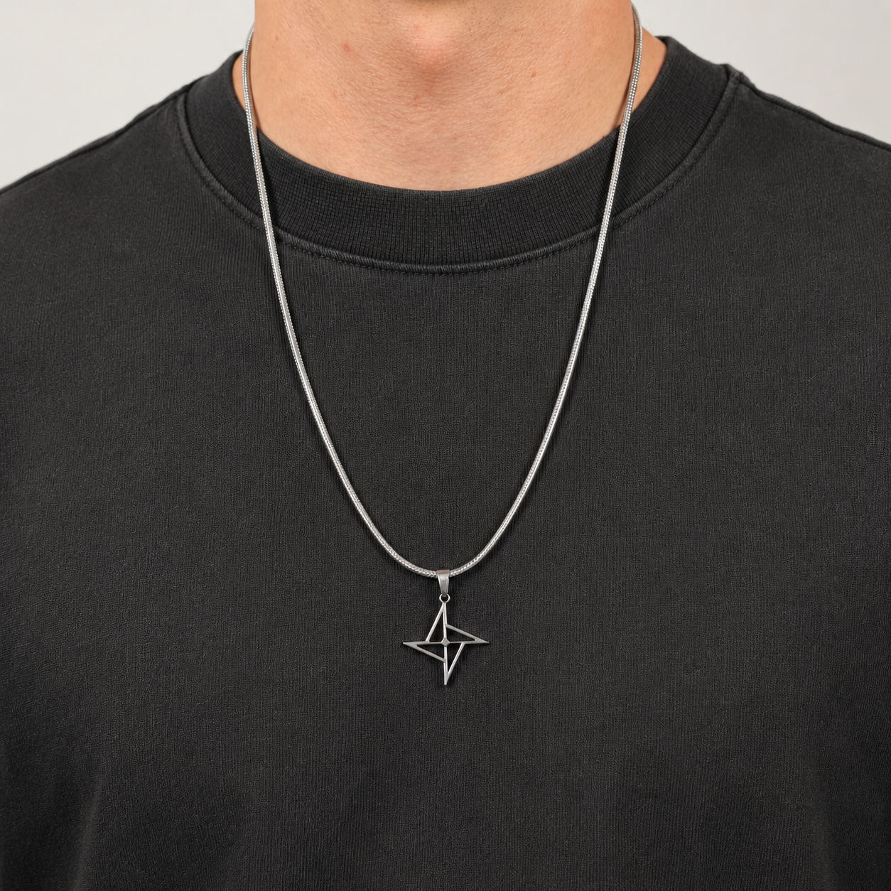 Collier Civilisation Orelsan en acier inoxydable - SteelRate
