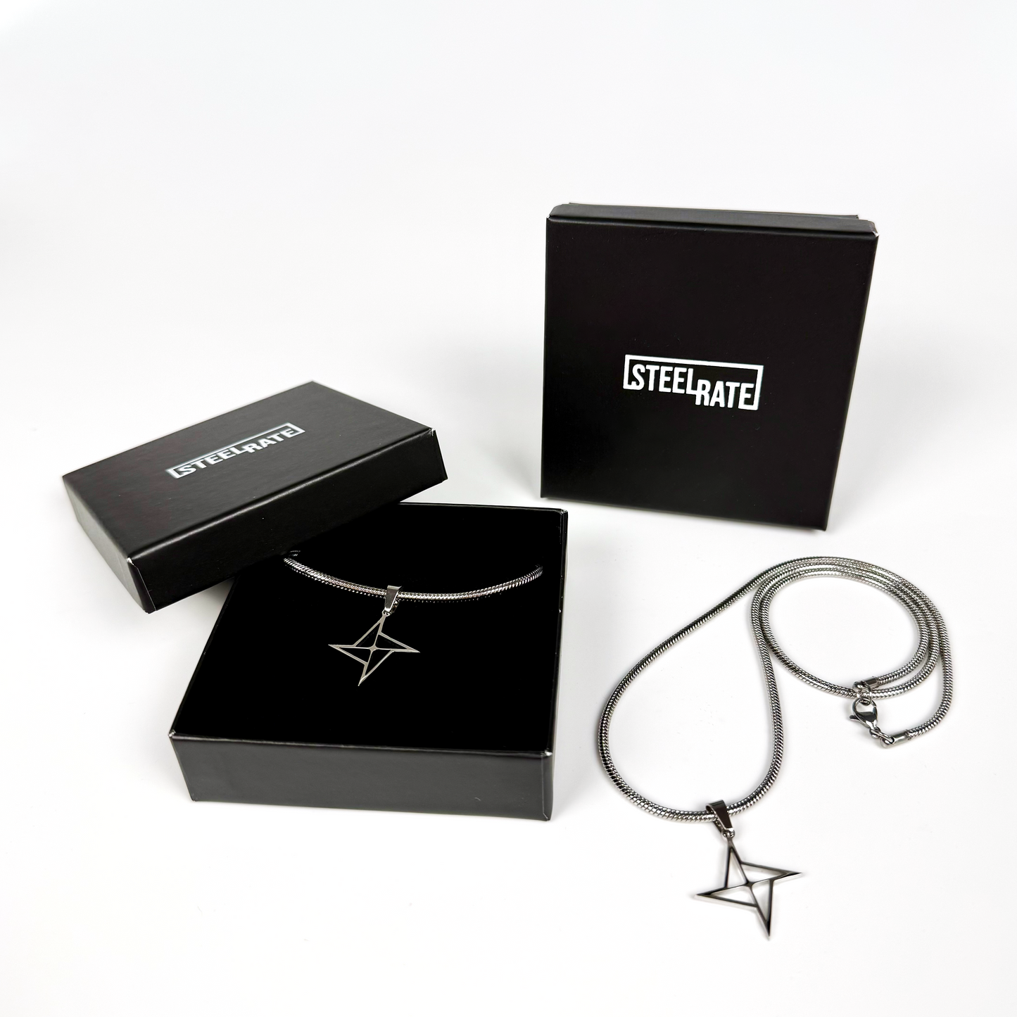 Collier Civilisation Orelsan en acier inoxydable - SteelRate