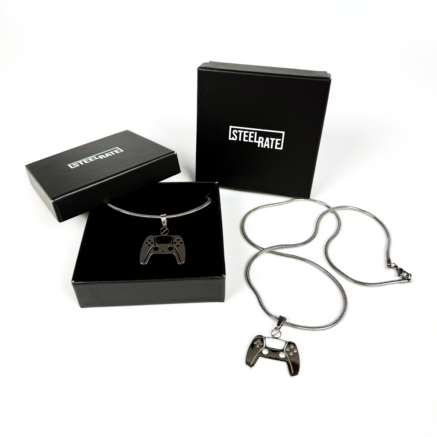 Collier manette Don't Play Gazo en acier inoxydable - SteelRate
