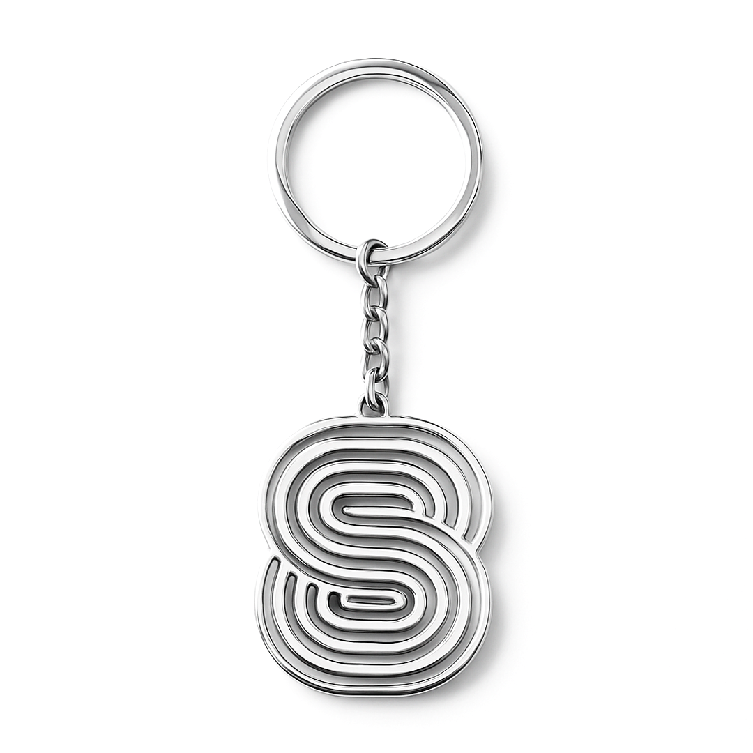 Porte clé OCHO SDM en inox - SteelRate