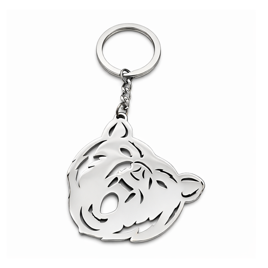 Porte clé Ours Enna Music PLK en inox - SteelRate