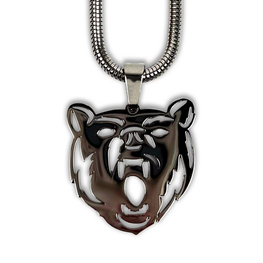 Collier Ours Enna Music PLK en acier inoxydable - SteelRate