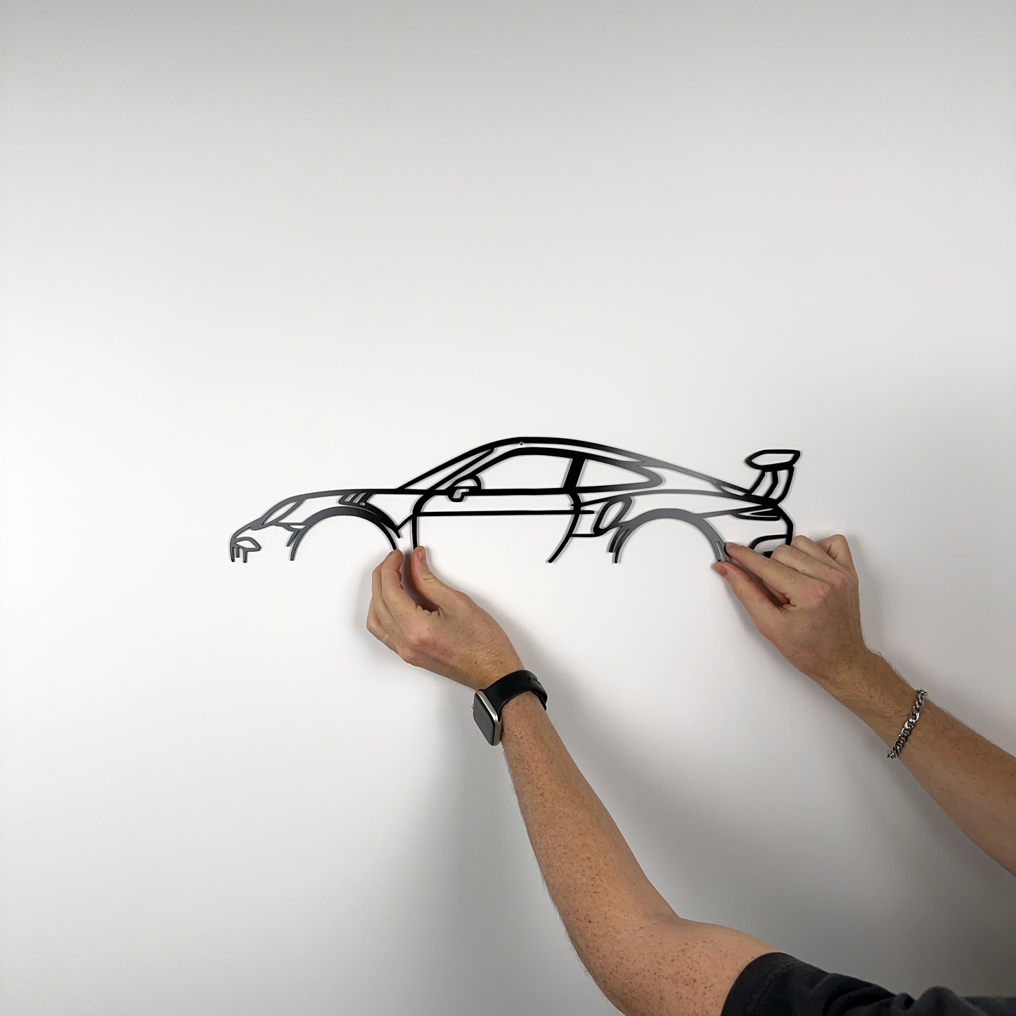 Porsche 911 GT3 RS silhouette en acier - SteelRate