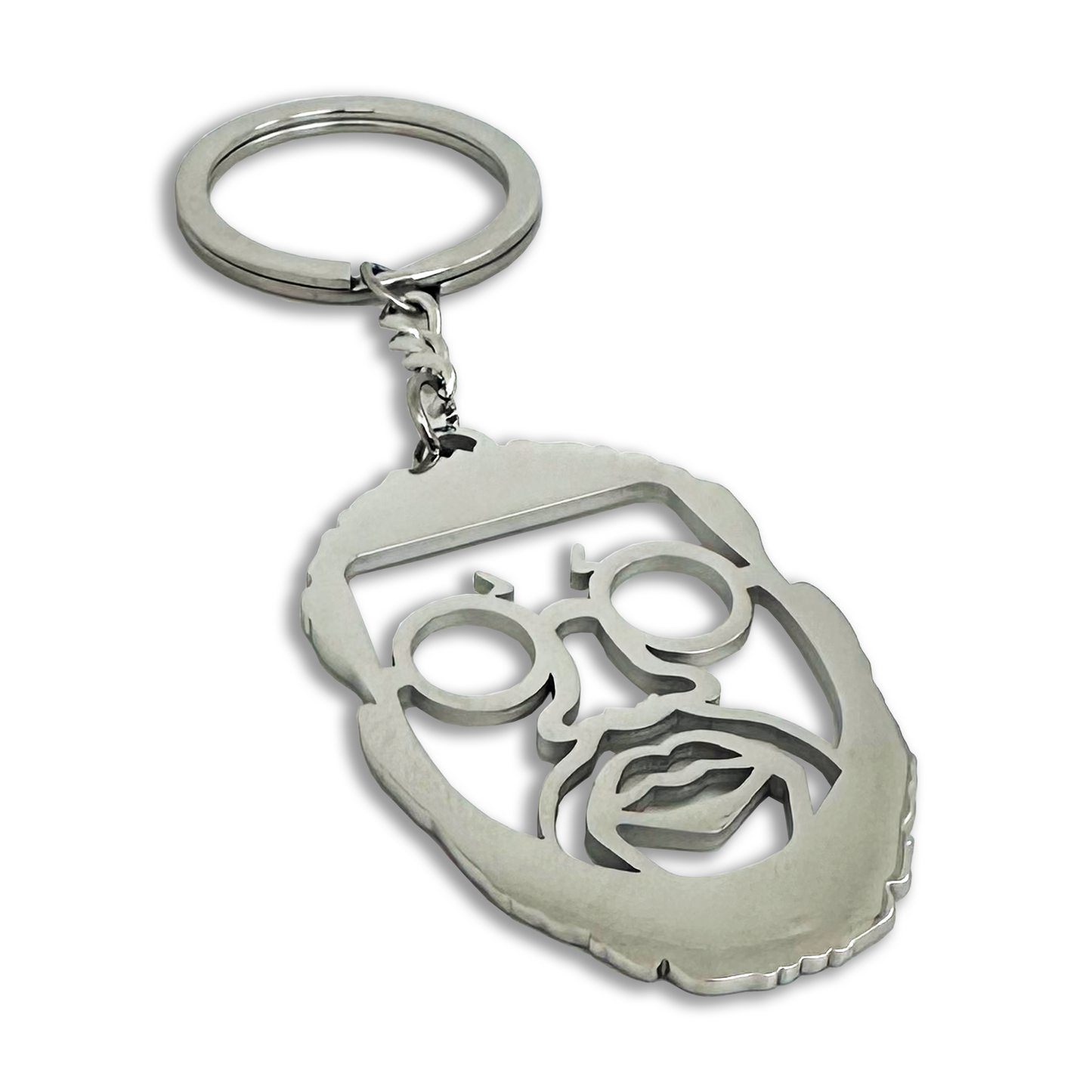 Porte clé Visage Damso en inox - SteelRate