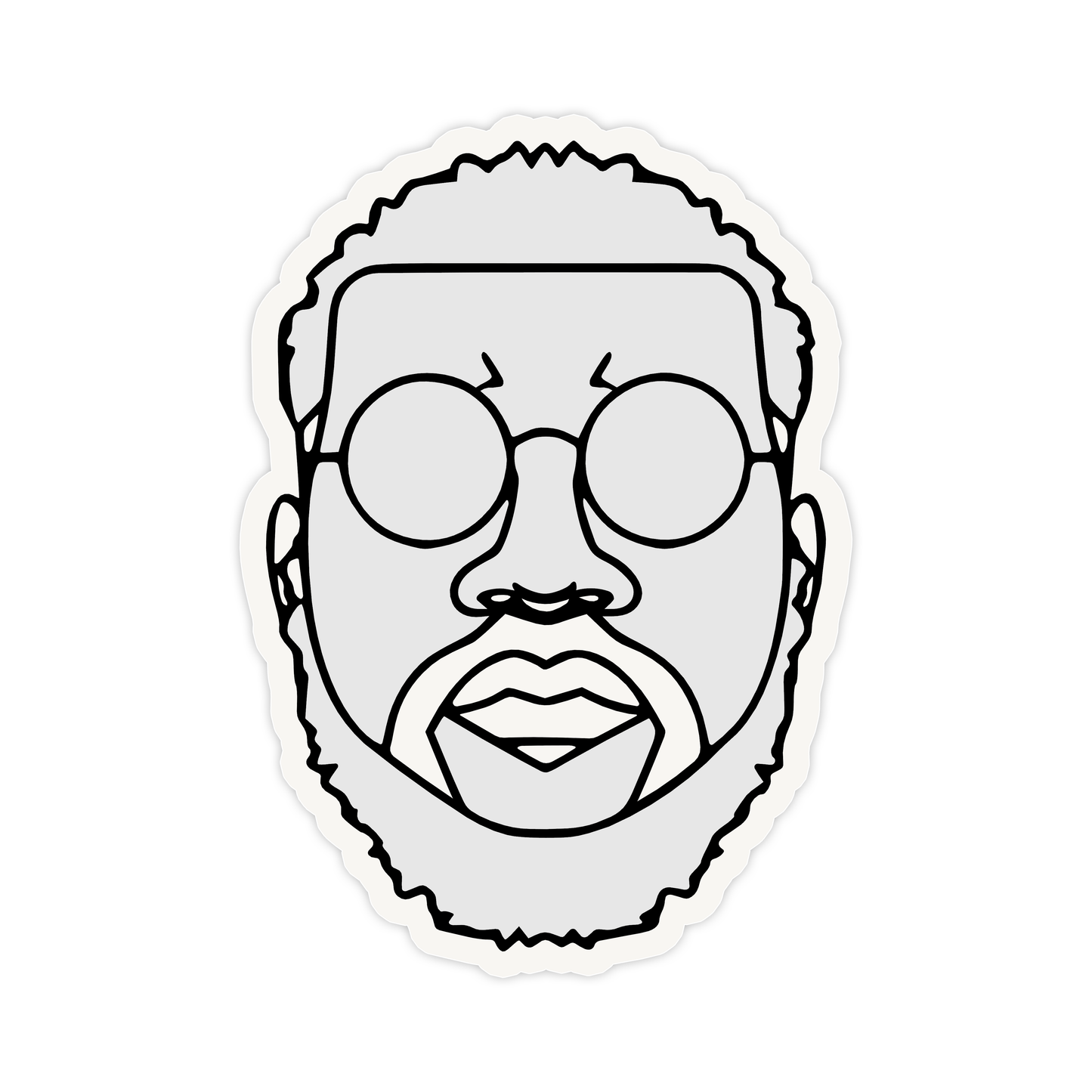 Sticker Visage Damso - SteelRate